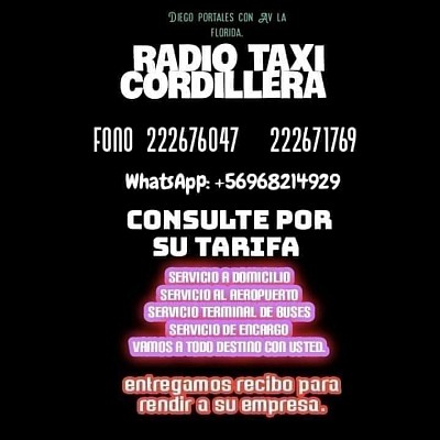 RADIOTAXI CORDILLERA LA FLORIDA, PUENTE ALTO